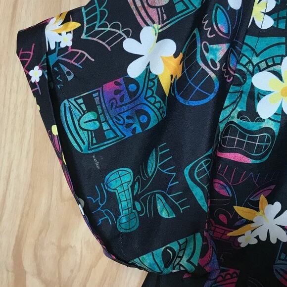 Amscan Tiki Totems Hawaiian Collared Shirt L/XL - Picture 7 of 7